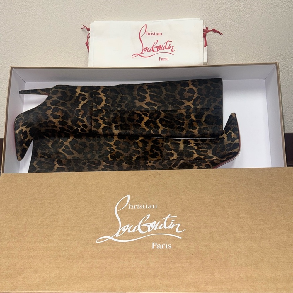 CHRISTIAN LOUBOUTIN - Size 36.5 - ASTRILARGE BOTTA 100 - Picture 12 of 14
